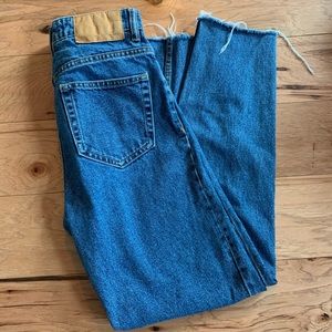 Zara high waisted blue jeans